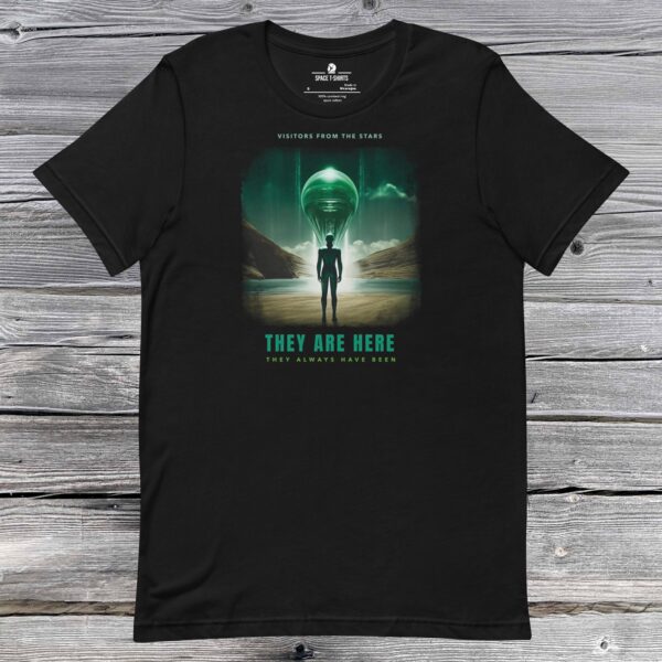 Aliens They are here space tshirt